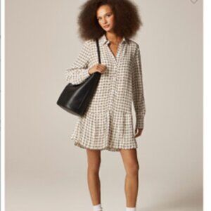 Jcrew Petite new Amelia shirt-dress in foulard print MP  ***New Tags Attached***